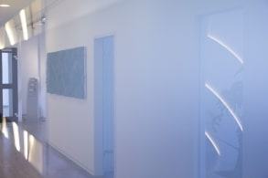 Gang Büro Blue Silver